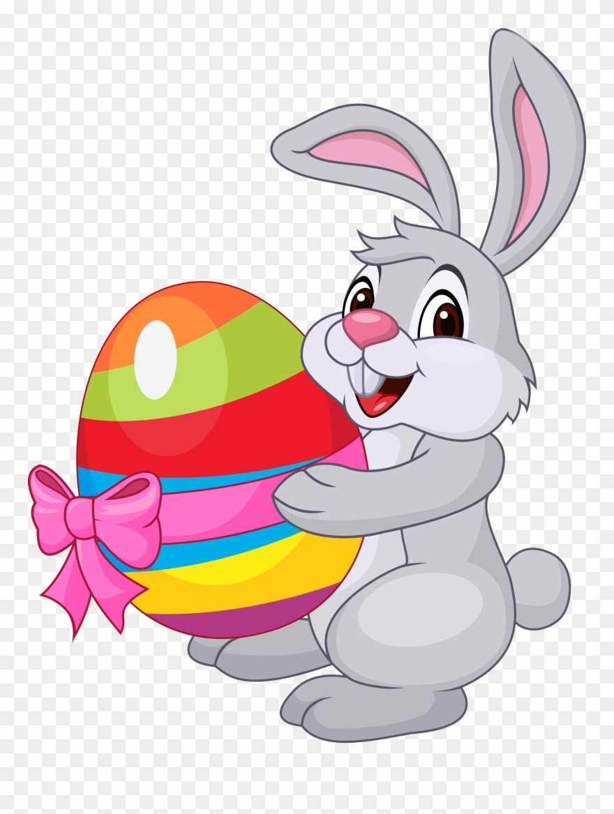 Easter Bunny Easter Egg Rabbit Clipart