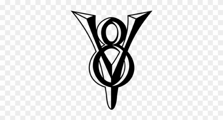 Наклейка На Авто V8 Clipart