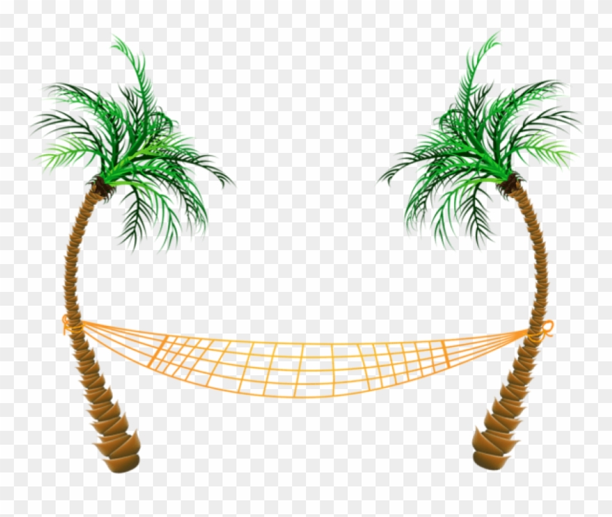 Download Transparent Palm Beach Hammock Clipart Png