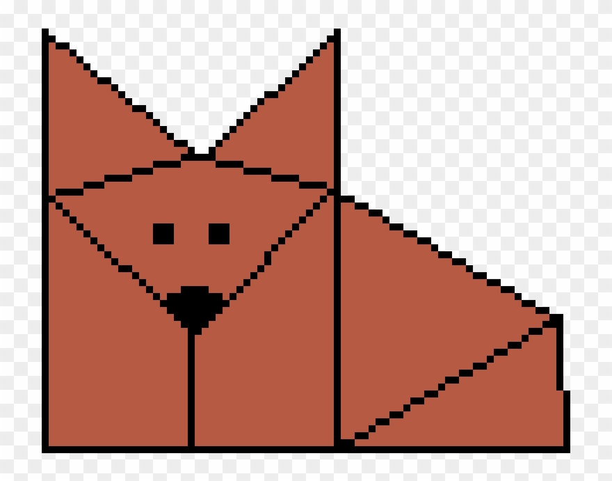 Origami Fox Clipart