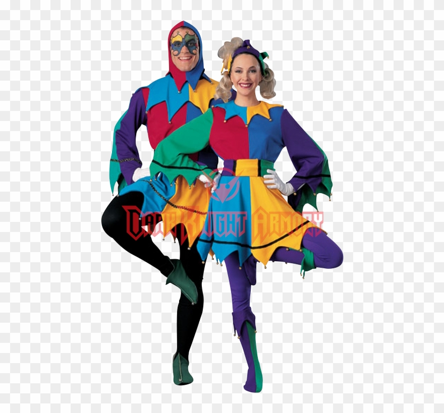 Mens Jester Costume Clipart