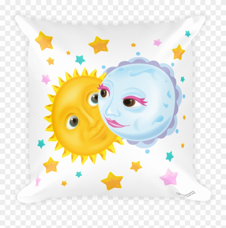 Solar Eclipse Throw Pillow - Png Download