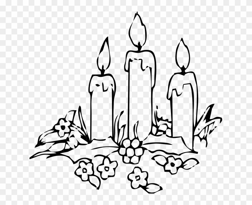 Drawing Candles Clipart