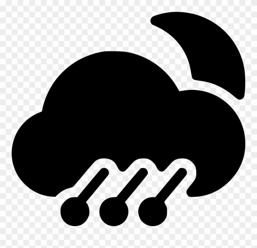 Hailstorm Night Comments Clipart