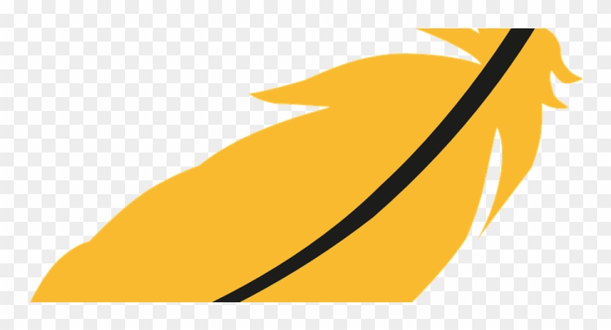 Yellow Feather Clipart - Png Download