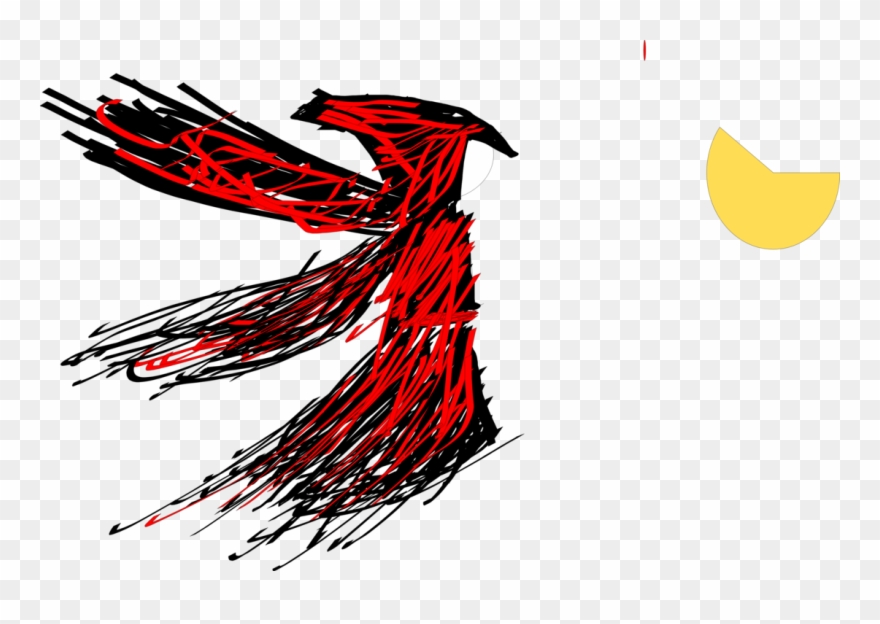 Drawing Raven Abstract Clipart