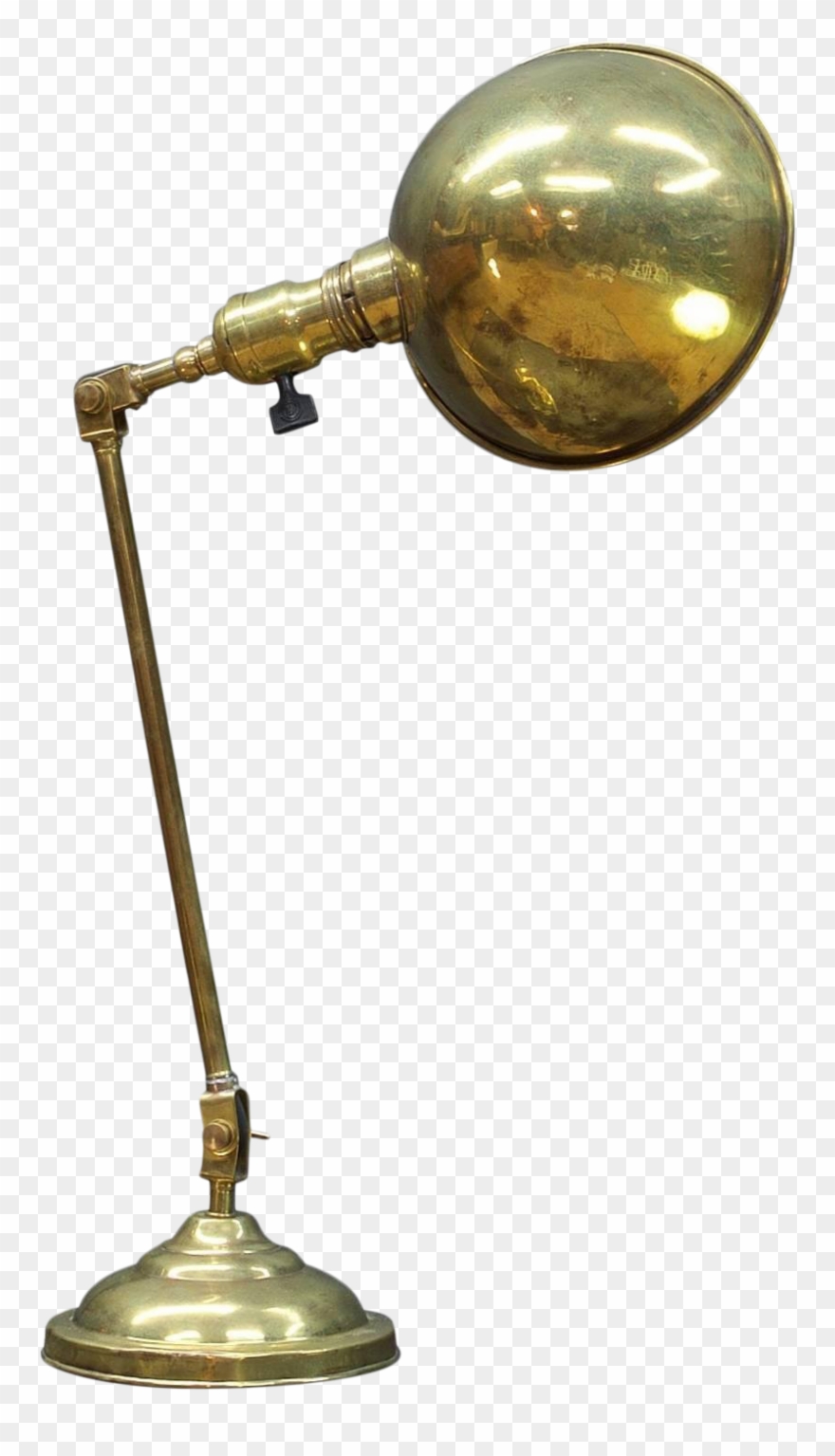 Early 1900s Victorian Brass Hooded Articulate Switchboard Clipart