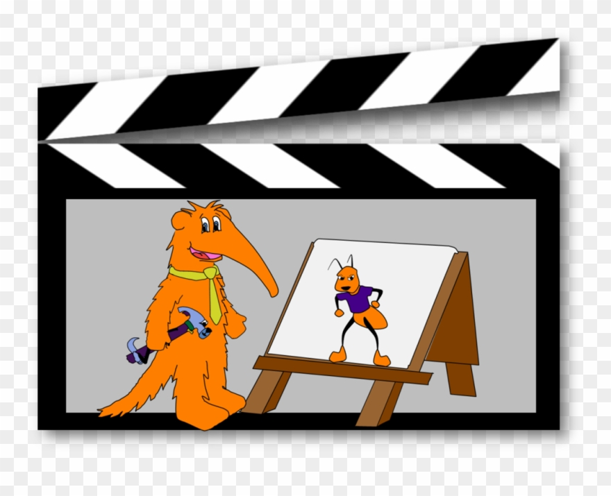A Cartoon Video Lesson Led By Andy The Anteater Clipart