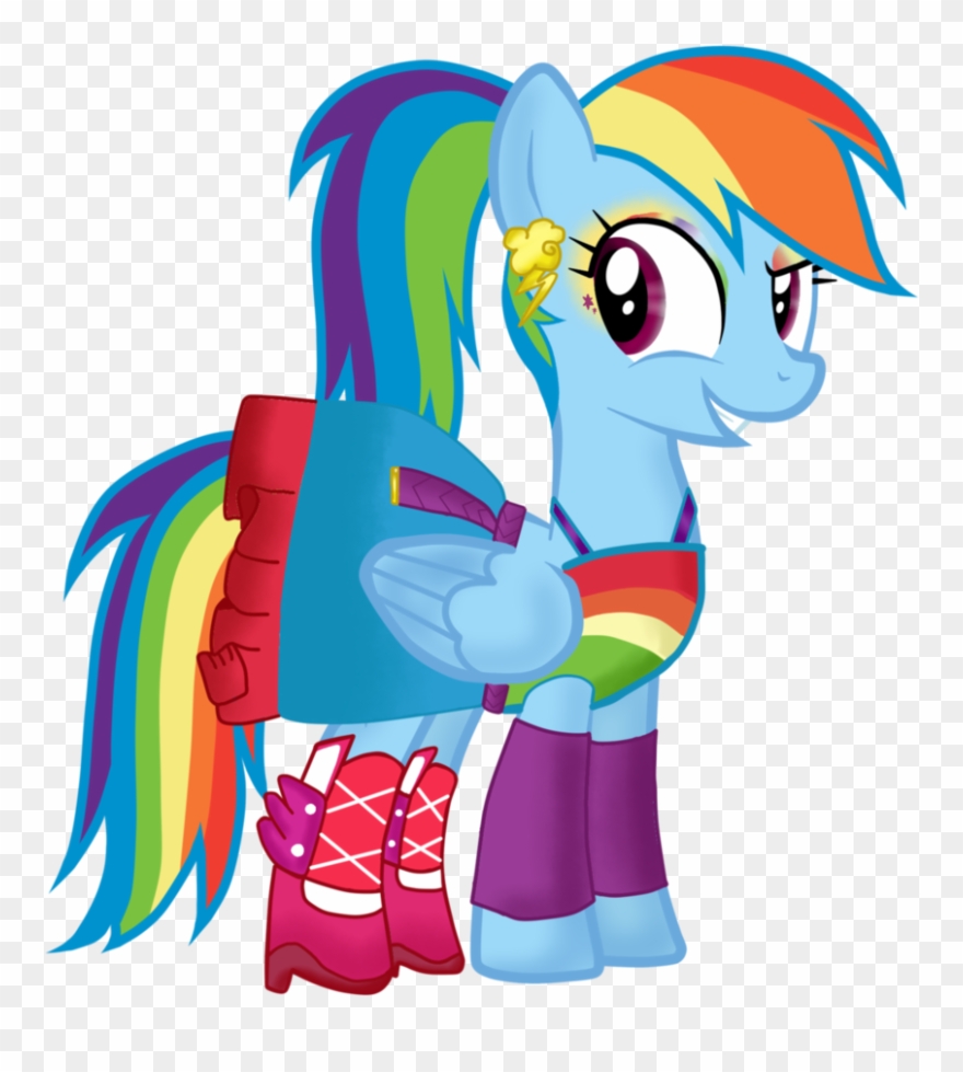 My Little Pony Coloring Pages Rainbow Dash Dash Coolness Clipart