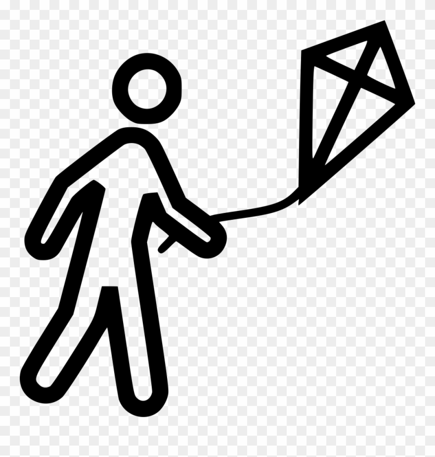 Flying Kite Comments Clipart