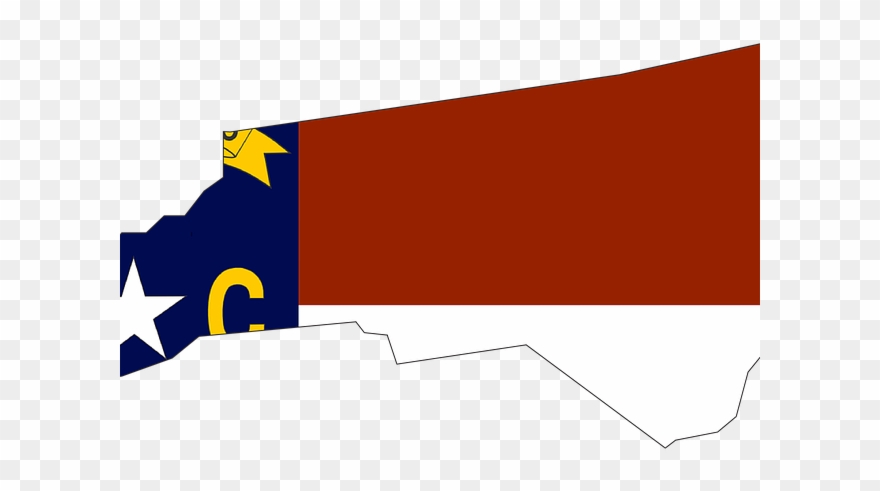 North Carolina Clipart Flag - Png Download