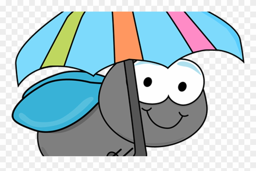 Fly And Umbrellapng Clip Art Flowers/bugs Transparent Png