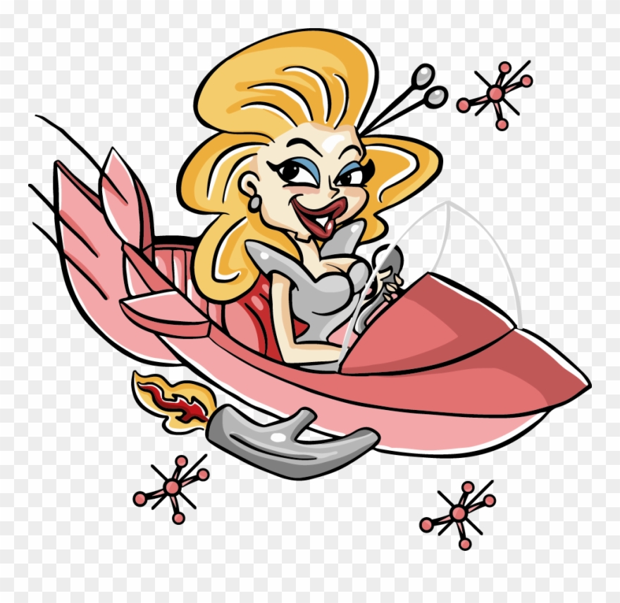 Uber Diva Jetson Style Clipart