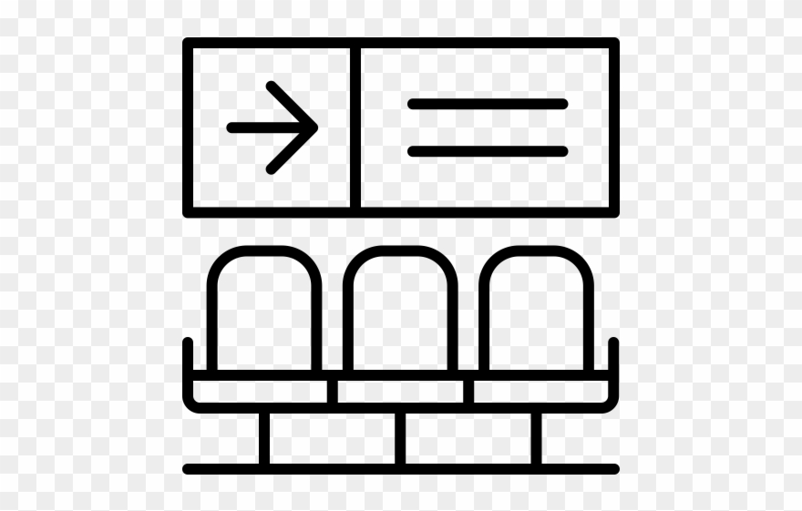 Airport Rubber Stamp Clipart