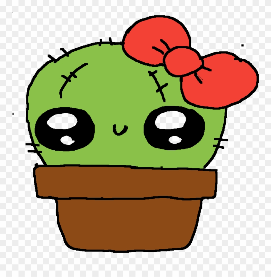 Kawii Cactus Clipart