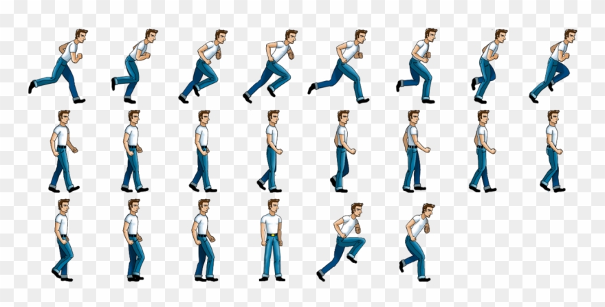 Stone Age Characters And Sprites Clipart