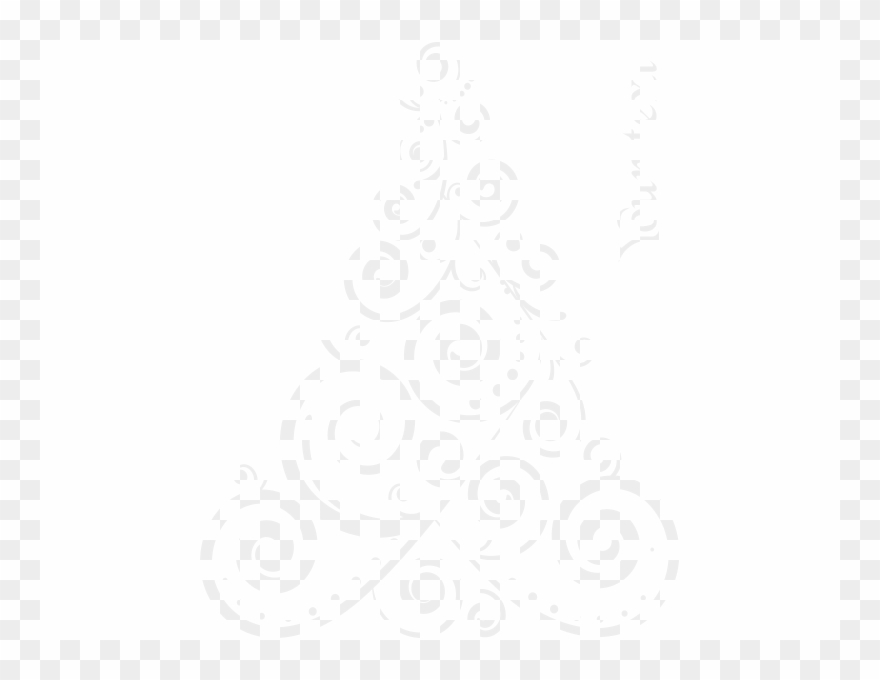 Sticker Sapin De Noël Baroque 3 Clipart