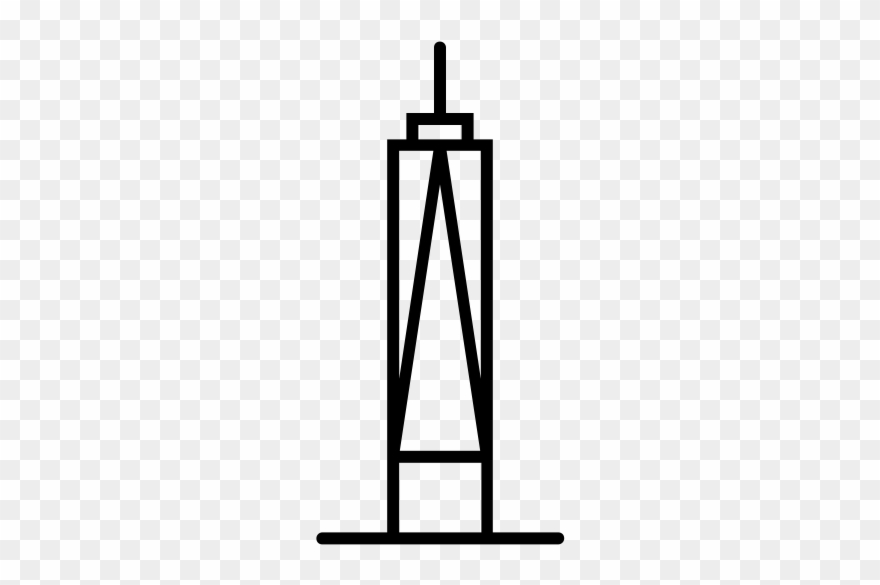 World Trade Center Rubber Stamp Clipart