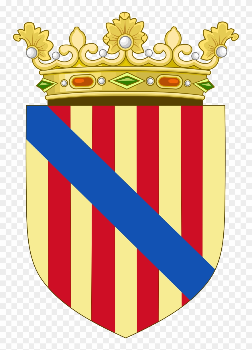 Coat Of Arms Of The Kingdom Of Majorca And The Balearic Clipart