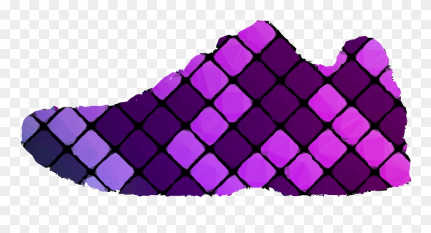 Pattern Clipart Shoe Running Walking - Png Download