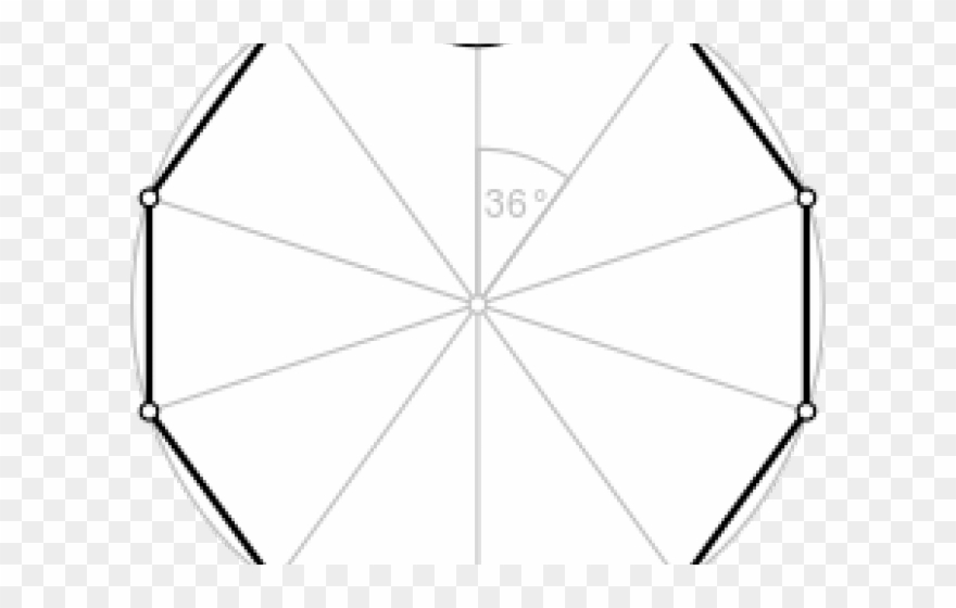Polygon Clipart Decagon - Png Download