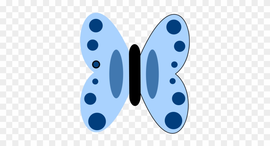 Free Blue-butterfly Clipart