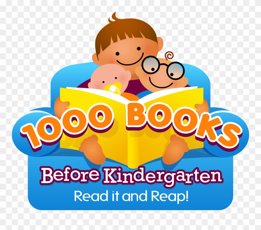 One Thousand Books Before Kindergarten Clipart