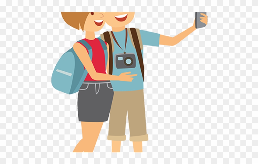 Travel Clipart Couple - Png Download