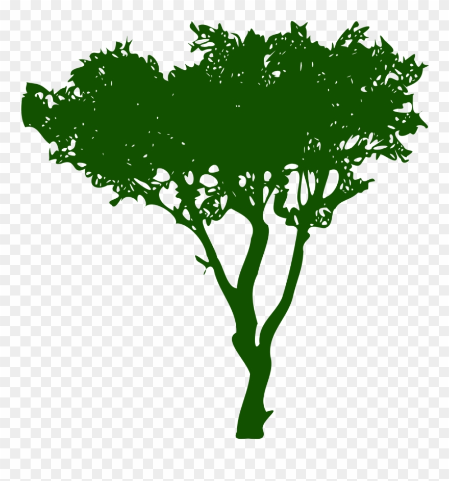Silhouette Arbre Clipart