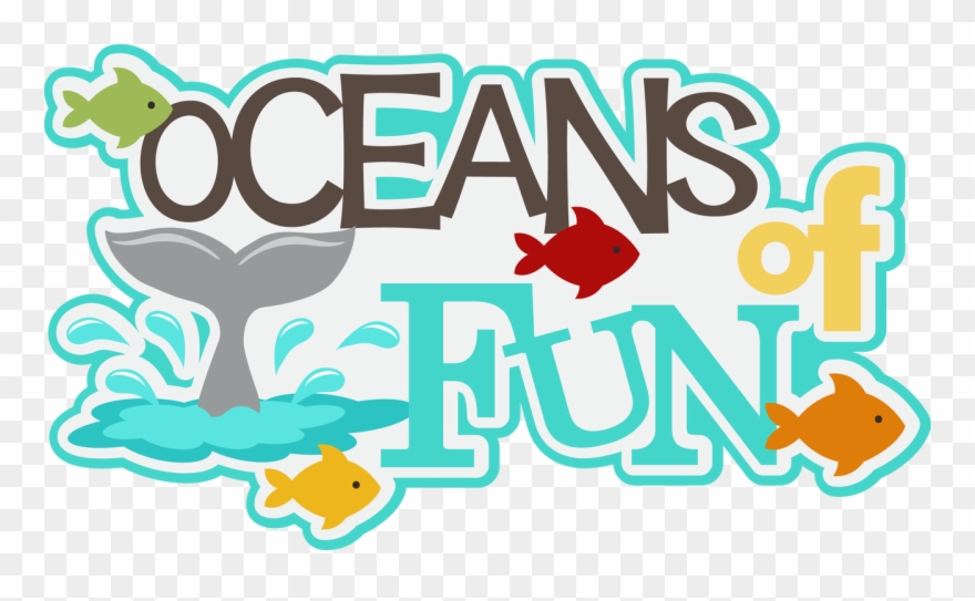 Oceans Of Fun Title L Svg Cutting Files Clipart