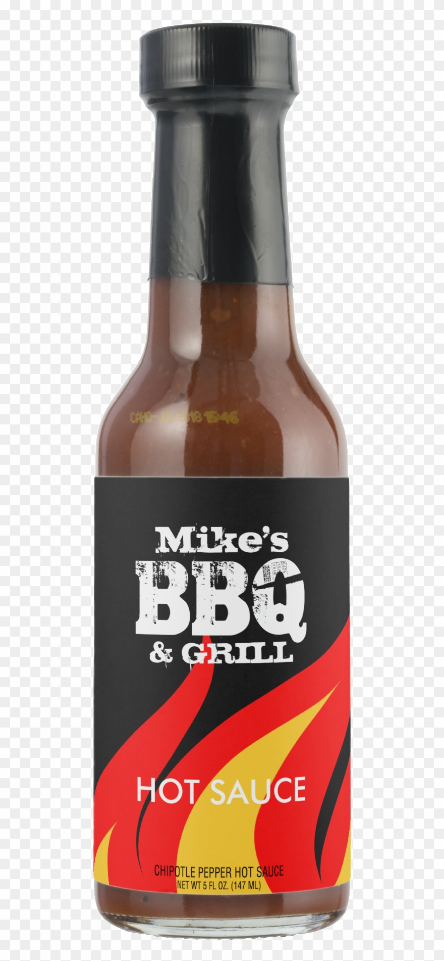 Personalized Hot Sauce Bottles For Bbq Clipart