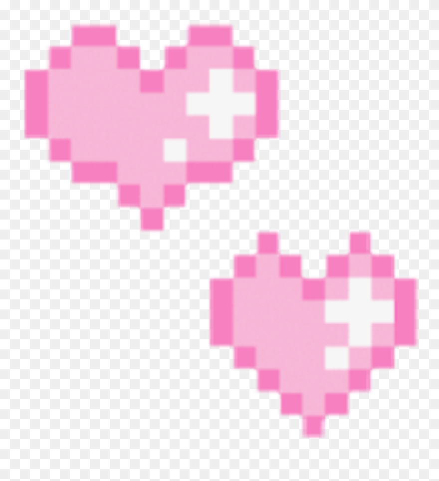 Pixel Clipart Pink - Png Download
