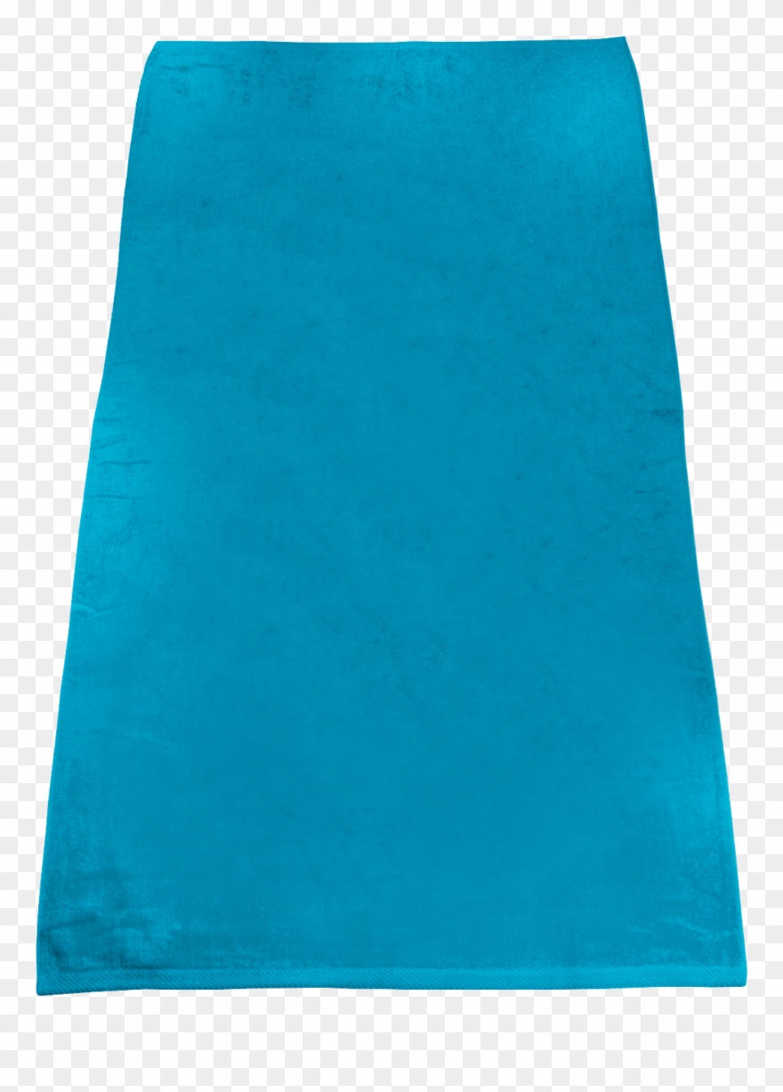 Turquoise Classic Color Beach Towel Clipart
