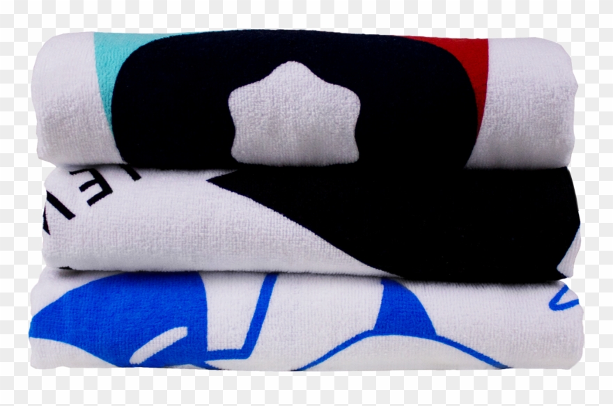 Classic White Beach Towel Clipart