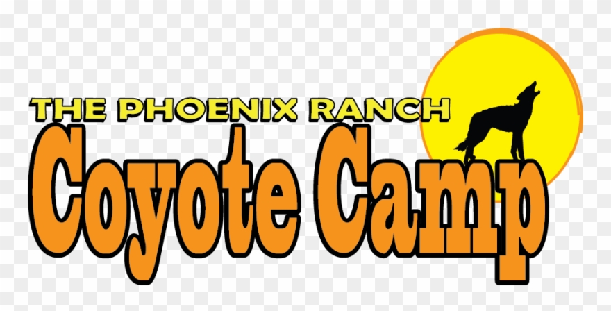 Coyote Camp Title Clipart