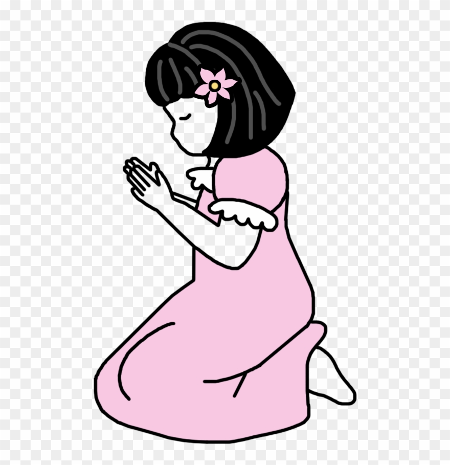 Praying Girl Christian Religious Prayer Plaque Gift Clipart