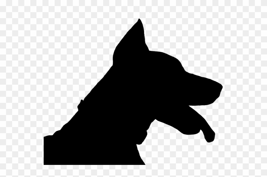 Dog, Doberman, Silhouette, Black Clipart