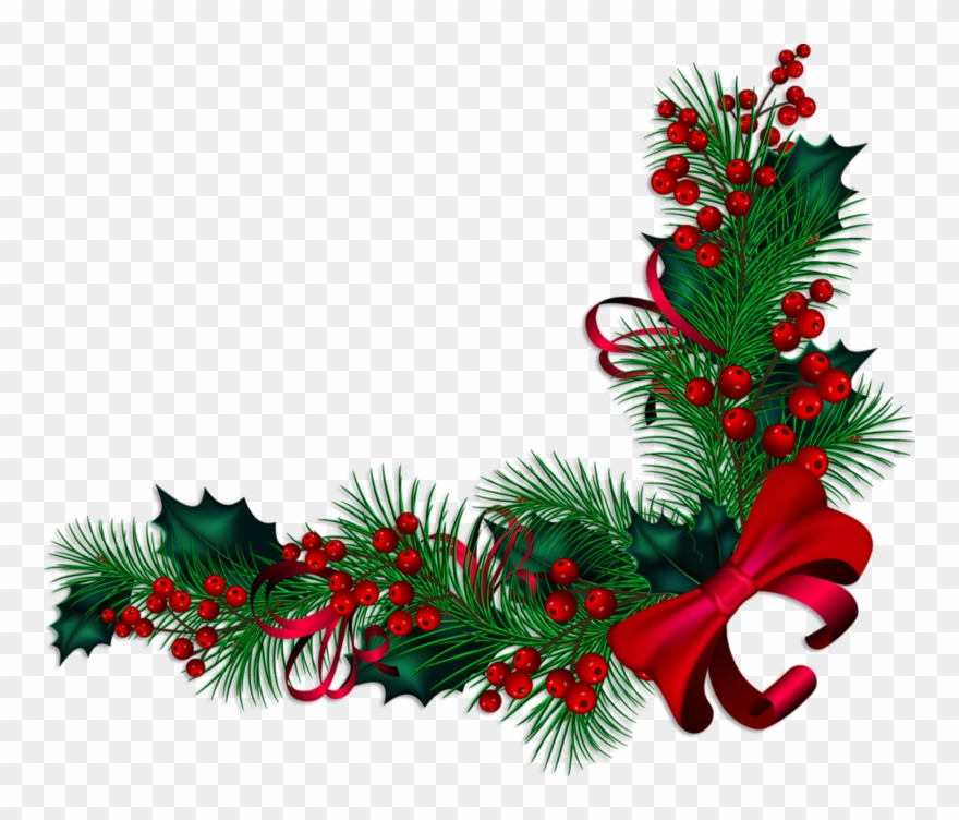 Bordures De Noel,coins Clipart