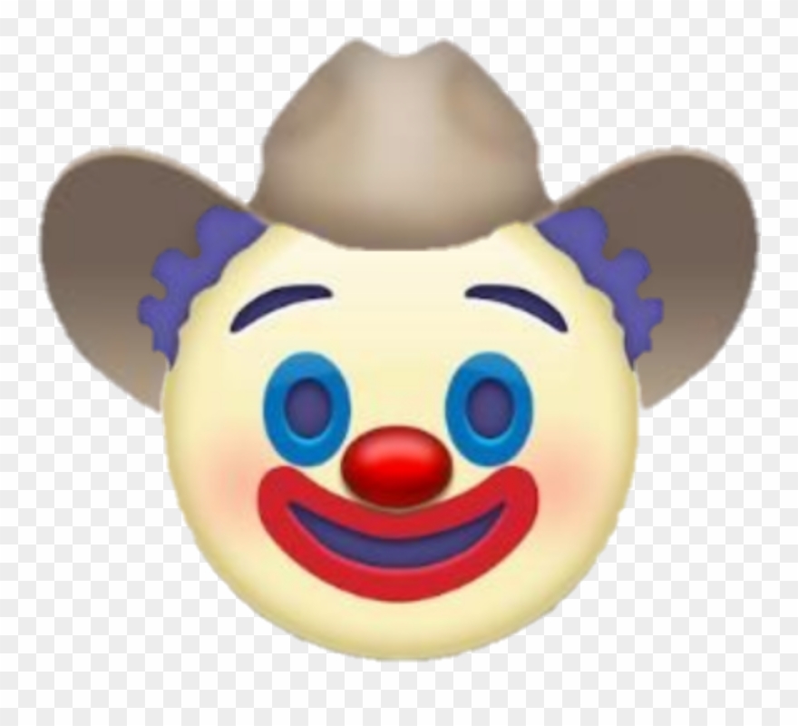 Emoji Yeehaw Yeehonk Clown Cowboy Clipart
