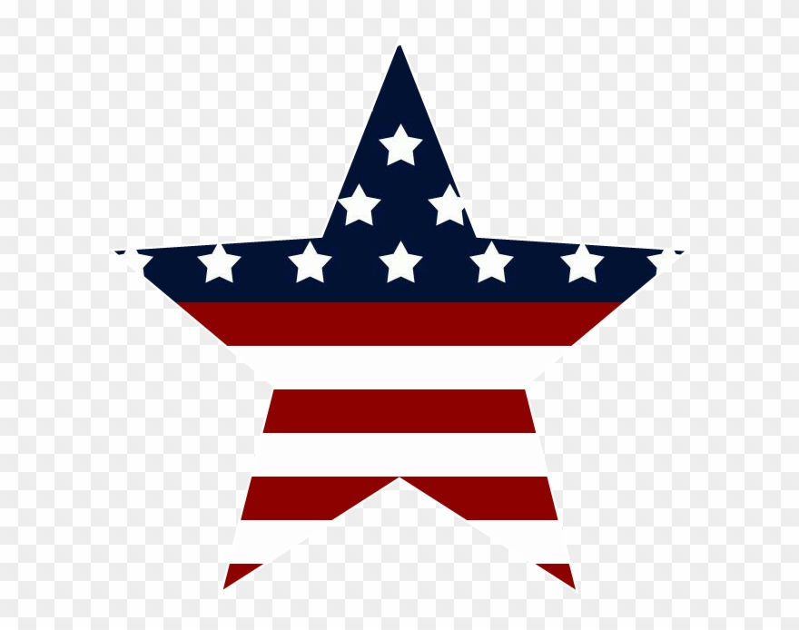 Star Americanflag Redwhiteandblue Flag Awesome Fun Clipart