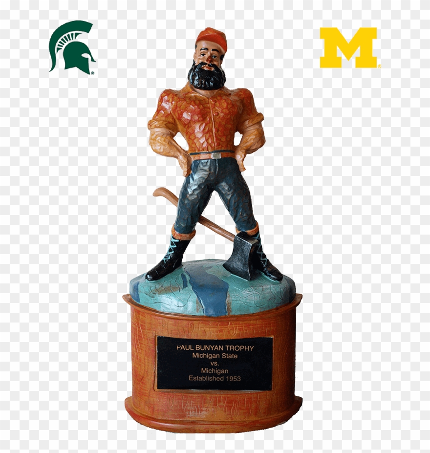 Paul Bunyan Trophy Clipart