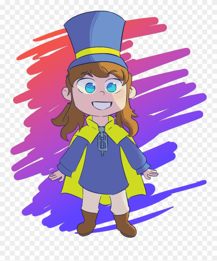 Since I Really Love A Hat In Time , I Drew Hat Kid Clipart