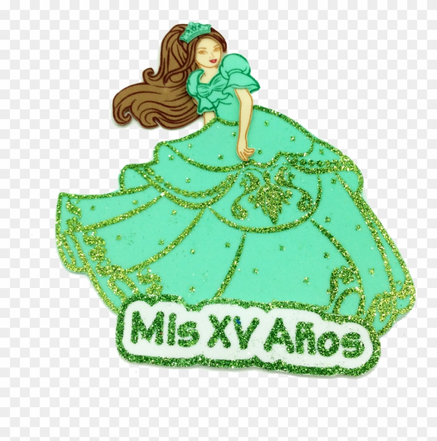 8" Quinceanera Foami Figurine Clipart