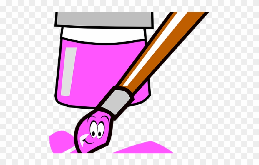 Paint Brush Clipart Painbrush - Png Download