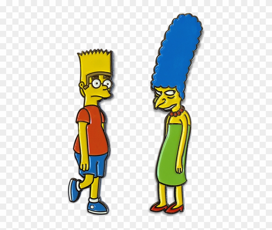 Burns & Smithers Double Pin Ever Pin By The Patch Parlour Clipart