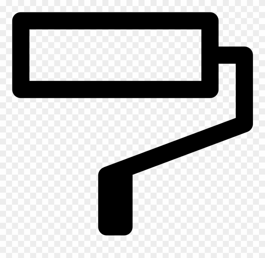Paint Roller Icon Clipart