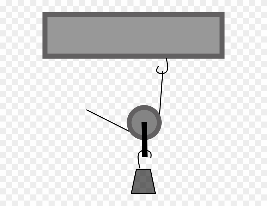 Flaschenzug Rolle Inverse Clip Art At Clker - Png Download