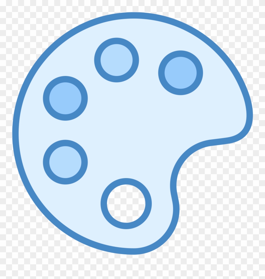 Color Palette Icons Clipart