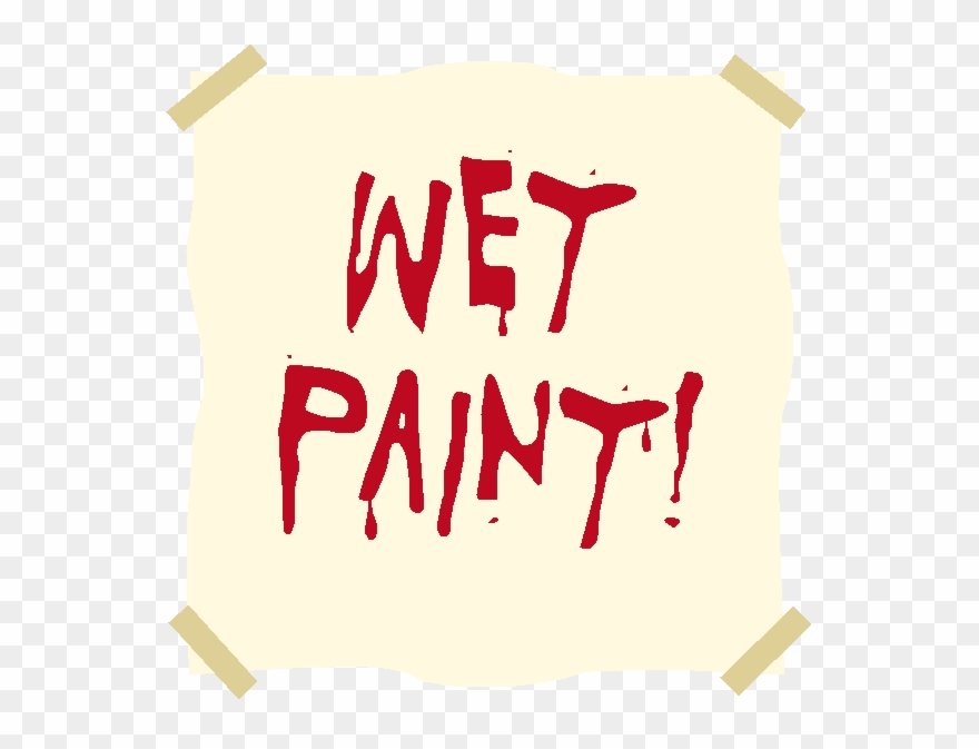 Wet Paint Clipart - Png Download