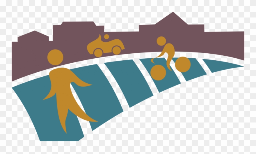 Downtown Complete Streets Clipart